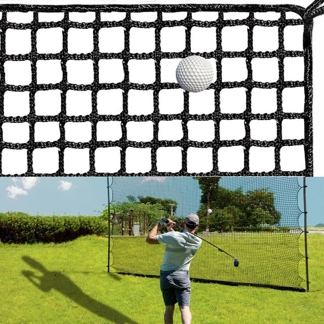 Red DELLNA para practicar golf, 3 x 6 m, con cuerdas elásticas y bridas