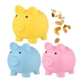 thumbnail image 2 of Cute Plastic Pig Money Bank Pig Money Saving Box Unbreakable Piggy Bank For Boys Girls Birthday Practical Gifts Have Educational Significance ,Long Lasting, 2 of 6