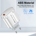 thumbnail image 1 of Equipo De Interfaz De Ca Carga de teléfono USB de 25 W Carga rápida AC100-240V para iPhone 14 Pro (EU blanco), 1 of 5
