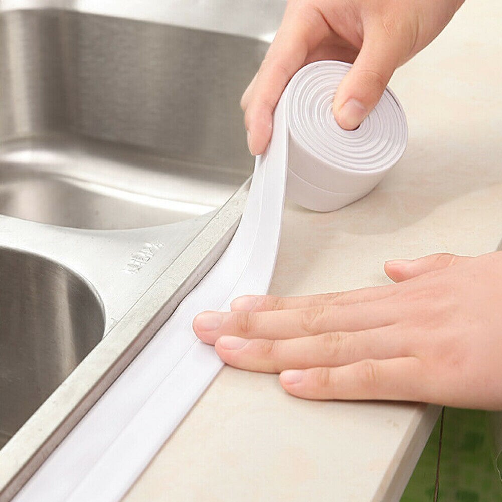 10.5 ft Seal Strip Self Adhesive Caulk Strip Tape, Waterproof Caulking