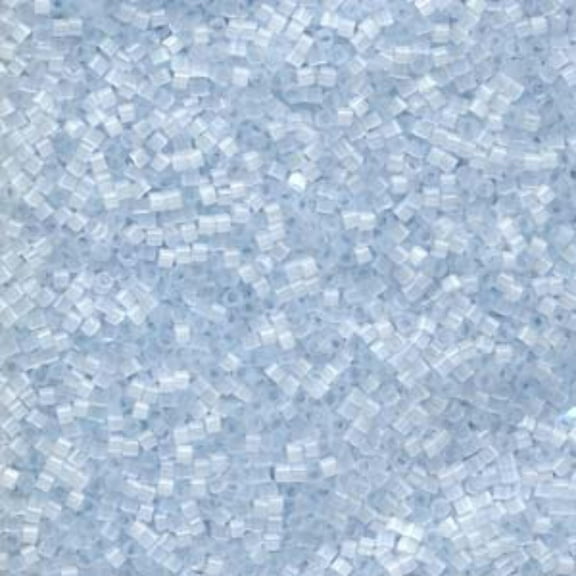 Pale Aqua Silk Satin Miyuki Delica Beads 11/0 DB830-TB