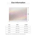 thumbnail image 5 of Yiaed Glitter Light Pearl Print Blanket Throw Blanket Soft Cozy Flannel Blanket for Home Bed Sofa Couch Chair-40"x30", 5 of 6
