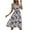 A-Black, variant on ZVNAΖH Womens 2025 Summer Short Sleeve V Neck Swing Dress A Line Flowy Beach Vacation Go Out Fashion Print Dresses