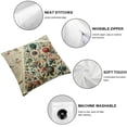 thumbnail image 4 of Outdoor Throw Pillow Cover Summer Flower Green Leaves Waterproof Cushion Pack Tropical Plant Retro Texture Pillow Cases Home Decoration for Patio Garden Couch Sofa, 4 of 6