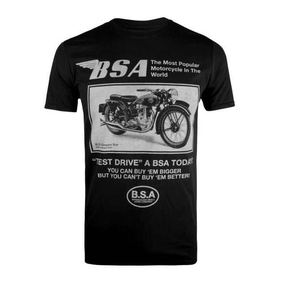 BSA T-Shirt en Coton pour Homme