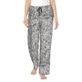 thumbnail image 2 of Lsque Silver Glitter Print Women's Pajama Pants, Lounge Pant - Comfortable Home Wear,Elastic Waistband, Stylish Design-Large, 2 of 9