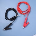 thumbnail image 3 of Copper Test Probe with Fish Clip Line 18AWG Wire 1 Meter Long for Car Assorted Color, 3 of 8
