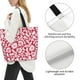 thumbnail image 3 of Disketp Red Flowers Bolsa Tote Estampada para Mujer, Bolso de Hombro y de Mano para Compras y Viajes, 3 of 8
