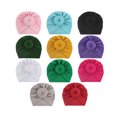 thumbnail image 3 of SPRING PARK Toddler Infant Baby Girl Boy Autumn Winter Warm Knot Beanie Cap Head Wrap Photo Prop 0-24M, 3 of 5