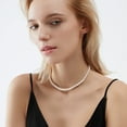 thumbnail image 4 of Gargantillas de perlas naturales de agua dulce Qarigey 32cm estilo elegante joyería ajustable para el cuello, 4 of 6