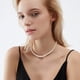 thumbnail image 3 of Gargantillas de Perlas de Agua Dulce Sonducket Estilo Elegante Collar Ajustable 32cm, 3 of 6