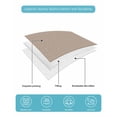thumbnail image 5 of Beige Solid Color Full Size Down Alternative Comforter, Lightweight Comforter Quilt Bedding Set with Pillow Shams Aesthetics Contemporary Luxury All Seasons Bed Comforter Duvet Insert 78"x90", 5 of 7
