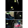 thumbnail image 3 of 2X Bandes Réfléchissantes Ceinture de Bras Sangle Élastique Ceinture de Poignet Réflecteur Sécurité pour Marche Nocturne Course Jogging Orange Rouge/4cm, 3 of 9