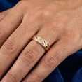 thumbnail image 5 of Pompeii Mens Diamond Wedding Anniversary Ring 10k Yellow Gold (G/H,I2), 5 of 5