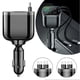 thumbnail image 2 of Retractable Car Charger 5 in 1 USB C Car Charger for Iphone with 2 Charging Cables/3 Ports Fast USB Car Phone Charger, 2 of 5