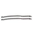thumbnail image 4 of Cadena curva de 10 metros de hierro, estilo elegante y resistente, accesorios para hacer joyas DIY, para tobilleras, collares, pulseras, color plateado y negro, 4 of 14