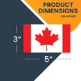 thumbnail image 3 of Magnet Me Up Canada Flag Magnet Decal, 3x5 inches, Automotive Magnet for Car, 3 of 8