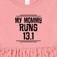 thumbnail image 4 of Inktastic Mommy Runs Half Marathon Girls Baby Dress, 4 of 5