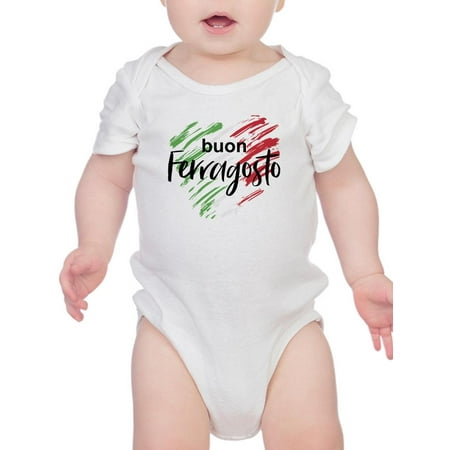 

Buon Ferragosto Brush Paint Bodysuit Infant -Image by Shutterstock 6 Months