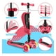 thumbnail image 4 of Scooter de 3 Ruedas Hurtle para Niños y Niñas 1 Año en Adelante, Patin del Diablo, Luces LED en las Ruedas, Manillar Ajustable y Asiento Plegable, Modo Sentado o de Pie con Freno, Sandia, 4 of 8