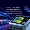thumbnail image 3 of SKYRC D200neo Dual Channel Smart Balanced Charger AC 200W DC 800W 20A 2-6S Model Aircraft Exclusive, 3 of 5