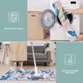 thumbnail image 6 of Multicolor Cartoon Floral and Leaf Pattern Kitchen Rugs Sets Of 3,Kitchen Runner Rugs Non Skid Washable,Decorative Kitchen Floor Mats for Kitchen,Sink,Laundry,17"x30"+ 17"x47" + 17"x59", 6 of 6