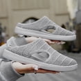 thumbnail image 4 of XIMIN Water Shoes for Women Men Mesh Wide Width Quick Dry Lightweight Aqua Barefoot for Beach Swim Pool Surf Yoga Sports Lightweight Breathable Non-Slip (44, Grey), 4 of 5