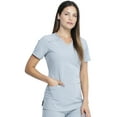 thumbnail image 2 of Dickies EDS Essentials Scrubs, V-Neck Womens Tops with Four-Way Stretch and Moisture Wicking DK615, 2 of 8