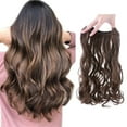 thumbnail image 1 of Invisible Wire No Clips in Hair Extensions Secret Fish Line Hairpieces Silky Synthetic Hair, 1 of 6