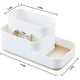thumbnail image 2 of Multifunction Storage Box with Sub Grid Cosmetic Organizer (Beige), 2 of 5