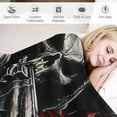 thumbnail image 3 of Orinice Skull Gothic Art Warm Lightweight Blanket Soft Fleece Blankets for All Seasons - Perfect Decor for Living Rooms, Sofas, and Offices - Multiple Sizes Available 40x50in, 3 of 6