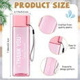 thumbnail image 2 of Botella de agua Maxdot Thank You, 500 ml, plástico rosa, 24 unidades, 2 of 6
