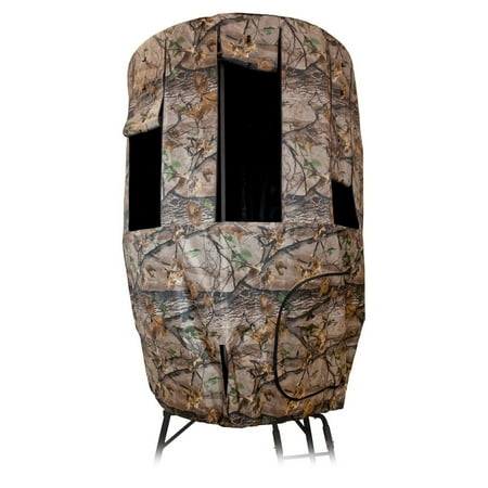 Muddy 90.00 x 50.00 x 84.00 Liberty Tripod Stand Hunting Blind Enclosure with 8 Zippered Windows