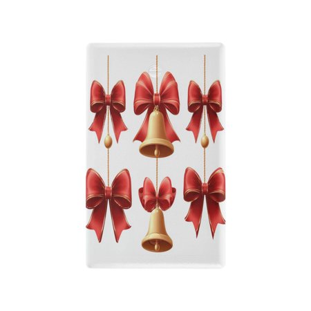 IAUYY Retardant PC Material Duplex Outlets Switch Plate Covers Easy DIY Installation with Screws Light Switch Cover Plate with Golden Edges
