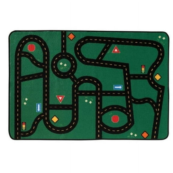 Carpets for Kids 36.22 Go-Go Driving Rug  3 ft. x 4.5 ft.