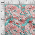 thumbnail image 2 of oneOone Cotton Flex Pink Salmon Fabric Floral & Dress Material Fabric Print Fabric By The Yard 40 Inch Wide, 2 of 6