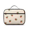 thumbnail image 2 of Strawberry and Dot Beige Pattern Insulated Lunch Bag Teens,Bento School Lunch Bag for Teens for Work,Picnic or Travel 10.6x7.7x4.3 Inches,12 Can Capacity, 2 of 6