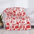 thumbnail image 3 of Fuzoiu Gnome Merry Christmas Print Flannel Blanket,Throw Blanket,Flannel Home Decor,Fleece Bed Blankets,Cozy Soft Blanket for Bed, Sofa, Camping, and Travel-40"x30", 3 of 6