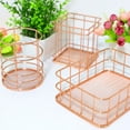 thumbnail image 7 of YOSADIER 2PCS Nordic Style Iron Work Receiving Basket Metal Basket for Room Decoration Back to School, 7 of 7