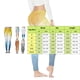thumbnail image 4 of Gibobby Leggings afelpados para Mujeres Casual Tight Sports Yoga Leggings con estampado geométrico colorido(Negro,M), 4 of 4