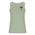 thumbnail image 4 of Camiseta sin mangas de cuello redondo para hombre, blusa informal de verano sin mangas con estampado de cuello redondo para hombre, 4 of 5
