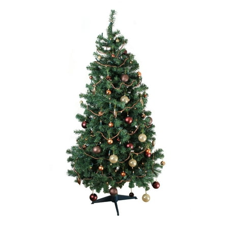 Homegear Alpine Deluxe 6ft 700 Tips Artificial Green Christmas Tree Xmas