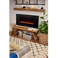 thumbnail image 4 of E-Flame USA Livingston Wall Mount LED Electric Fireplace - 3D Fire Effect, 4 of 12