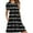 Black, variant on Erwazi Summer Casual Dresses for Women Swing Short Sleeve T Shirt Dresses Tiered Flowy Beach Mini Dress with Pockets
