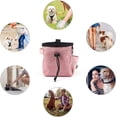 thumbnail image 3 of Sac friandise pour Chien, Traiter Chien Taille Pochette Sac Mains Libres, Sac de Dressage pour Animal de Compagnie, avec Cordon, Multifonctionnel, portatif (Rose), 3 of 5