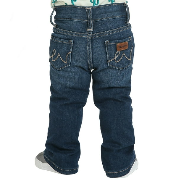 Wrangler Wrangler Girls Infant Girls 5 Pocket Jeans 12 Months