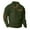 1Army Green, variant on Windproof Rainproof Sweatshirt for Mens Athletic Stretch Pullover Sweater Blouses Quarter Zip Stand Collar Long Sleeve Sweatshirt Comfort Casual Clothes with Pockets