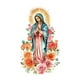 thumbnail image 2 of Calcomanía Religiosa para Pared, Decorativa de Pelar y Pegar, Arte en PVC para Pared, Vinilo con Imagen de la Virgen María, 38x29cm para Decoración del Hogar, 2 of 7