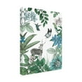 thumbnail image 2 of Amelia Ilangaratne 'Deer and Flowers' Canvas Art, 2 of 3