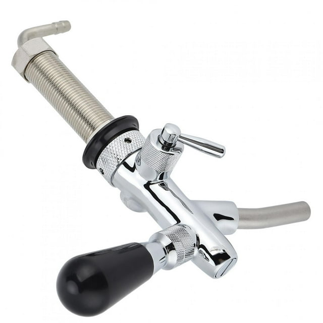 Dekaim Beer Faucet G5/8in Thread Long Shank Adjustable Draft Beer Faucet Tap Dispenser Wine Tools Home Brewing Accessories